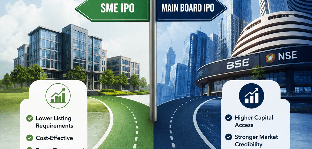 "SME IPO vs Main-Board IPO comparison — Transique"