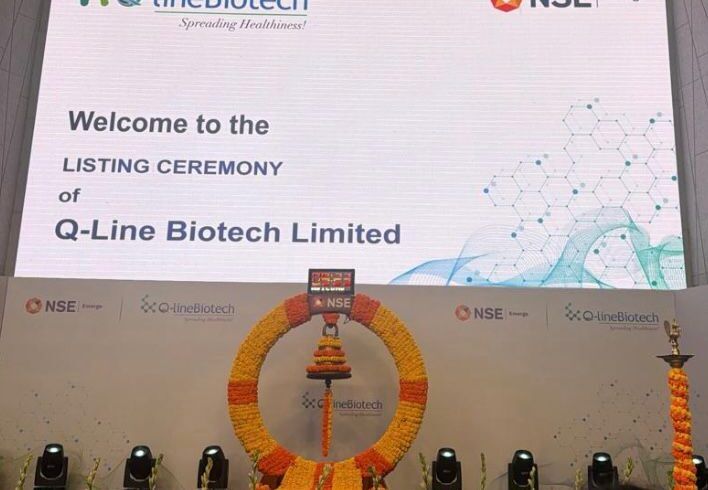 Q-Line Biotech Limited Successfully Listed on NSE Emerge